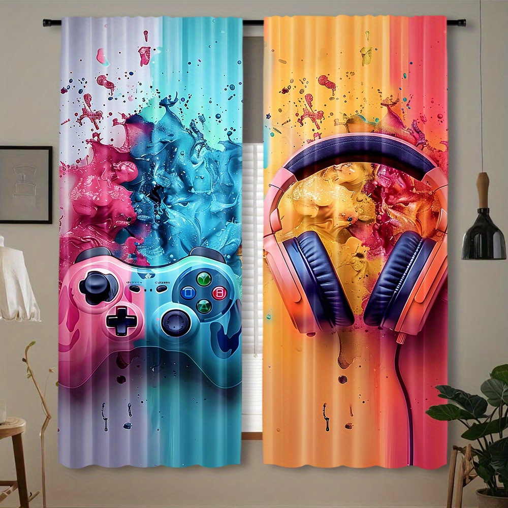 Esports Gaming Youtube - Tirai Pengontrol Game, Tirai Blackout Motif