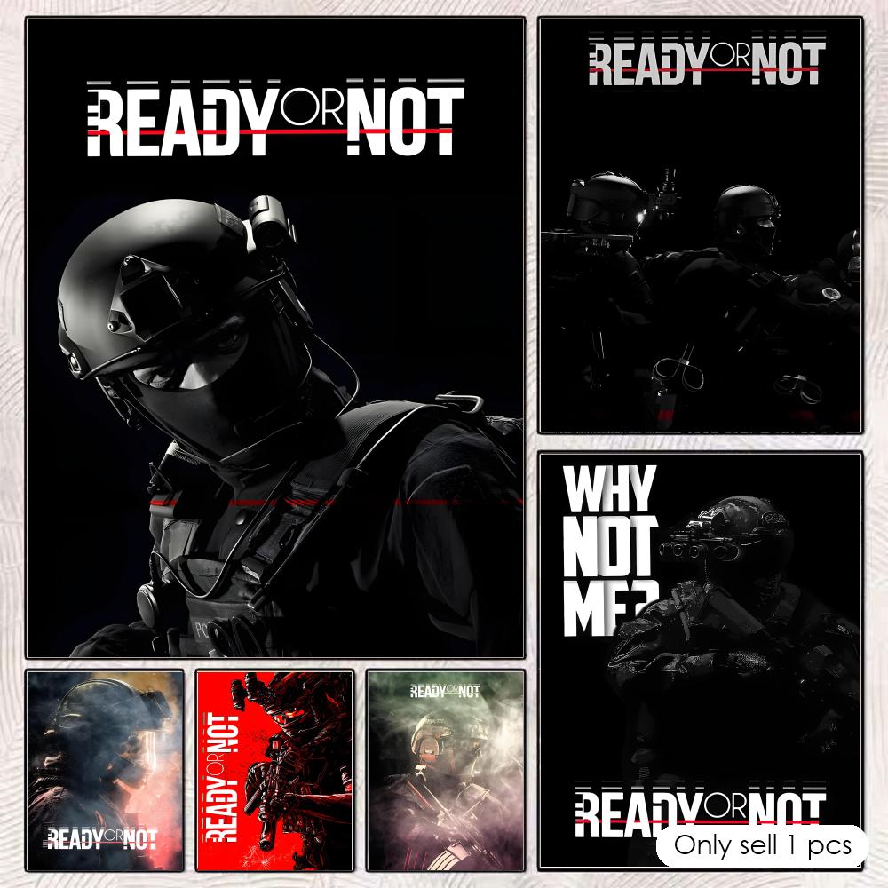 Esports Gaming Lounge - Poster R-Ready atau N-NotS Dekorasi Dinding