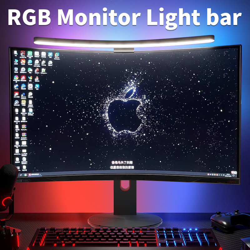 Gaming Monitor Curved - Lampu gantung LED, lampu Monitor LED