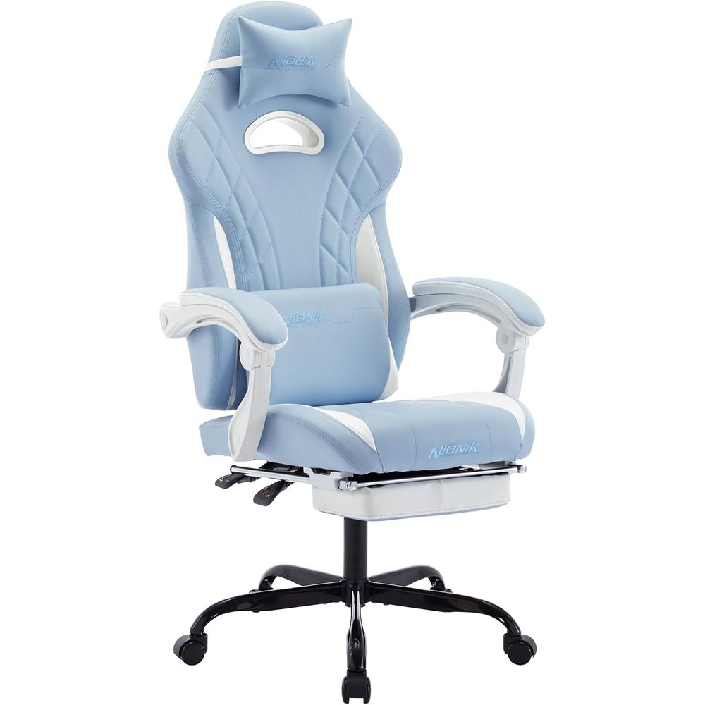 Video Gaming & Esports Usd Acc - Kursi Gaming Ergonomis dengan Ottoman dan