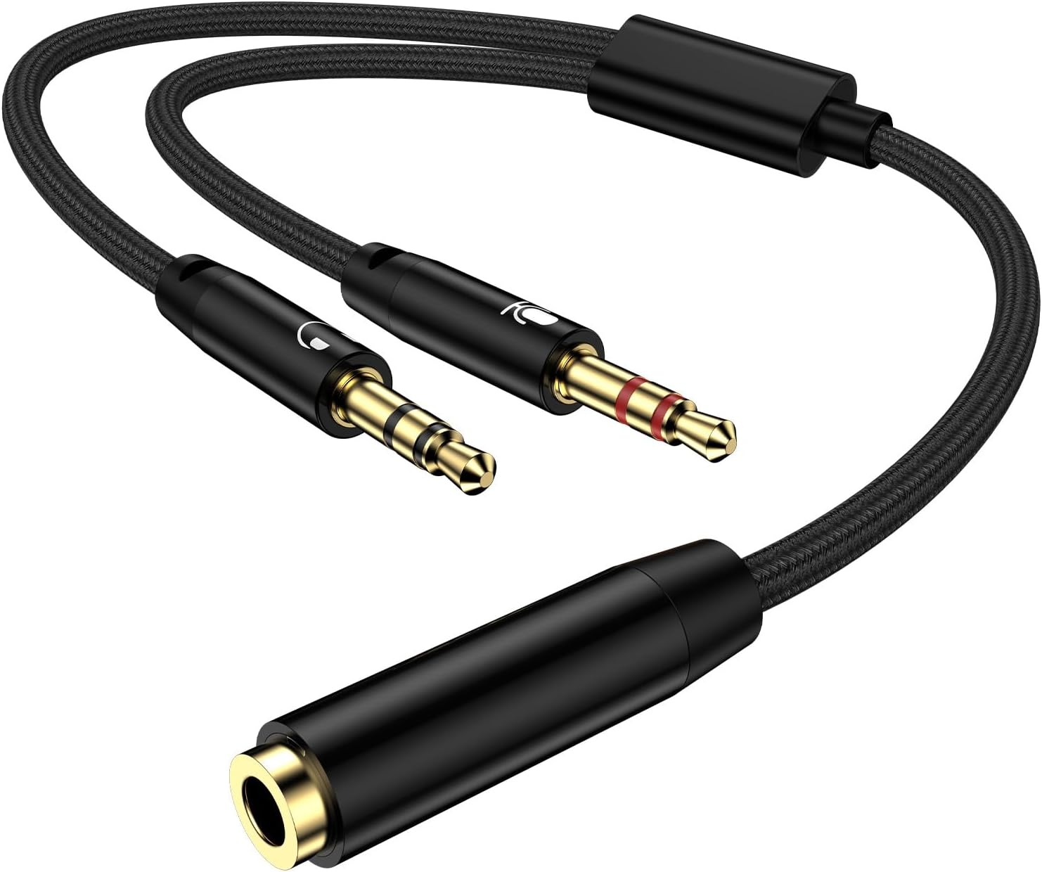 Esports Gaming Splitter - Splitter Mikrofon Headphone 3.5mm 1 Female