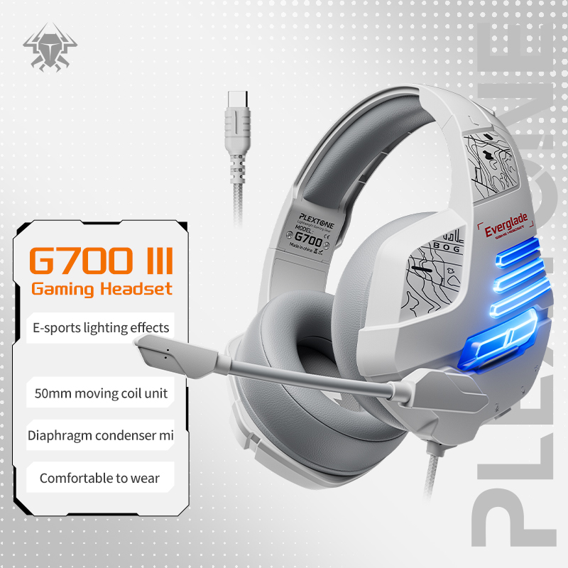 Esports Gaming Phone - Headphone PLEXTONE G700, Gaming Berkabel, Esports