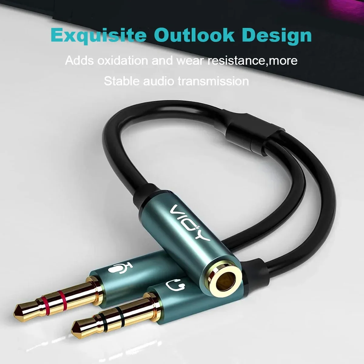 Pemisah Headphone untuk komput - Esports Gaming Splitter ulasan dan harga