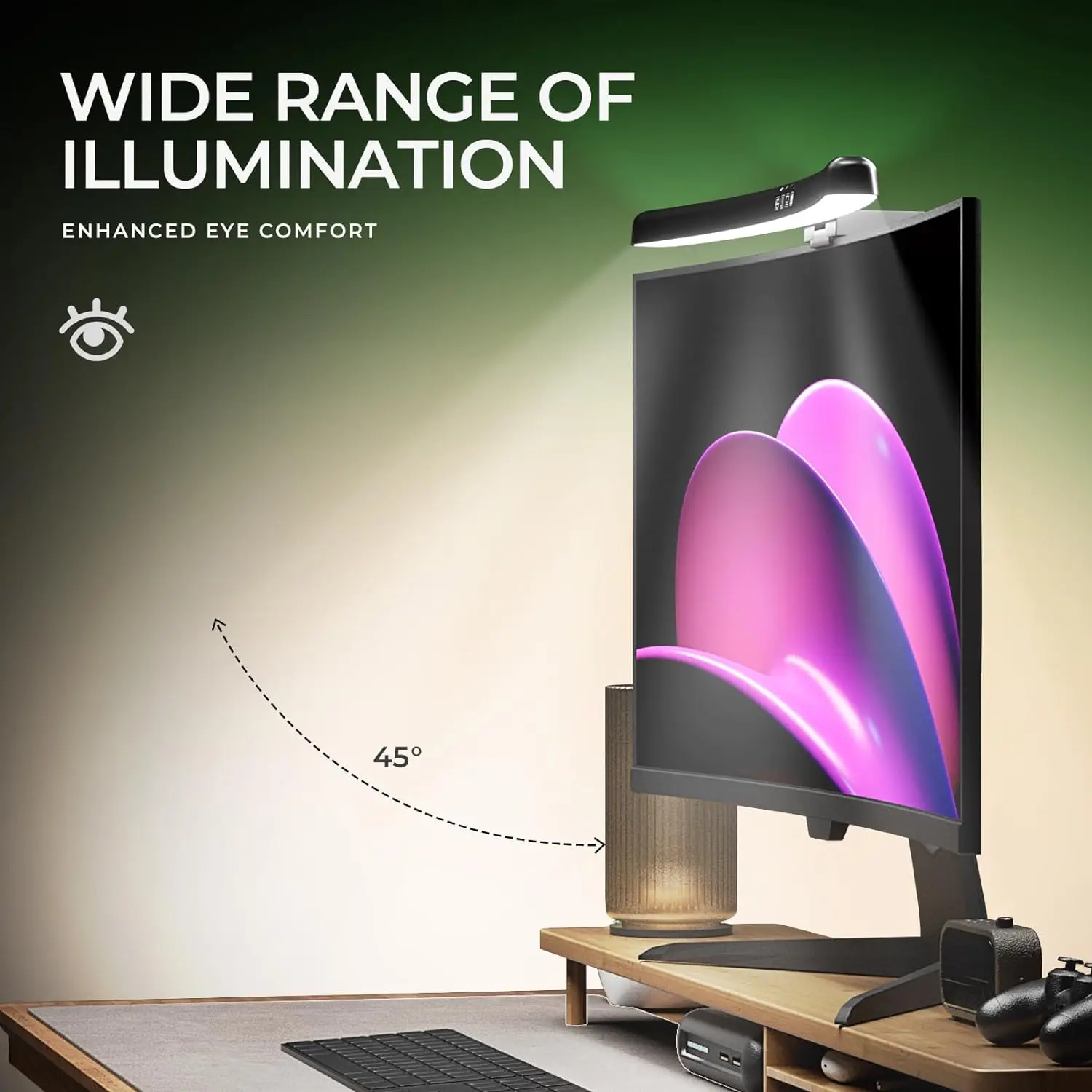 Lampu Monitor Melengkung denga - Gaming Monitor Curved ulasan dan harga