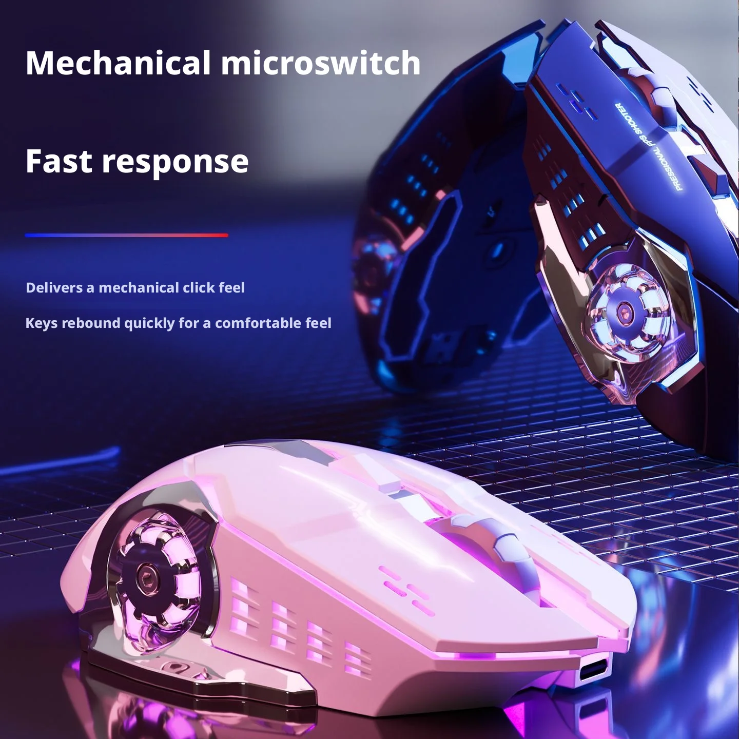 Mouse Gaming Nirkabel Lampu RG - Esports Gaming Laptop ulasan dan harga
