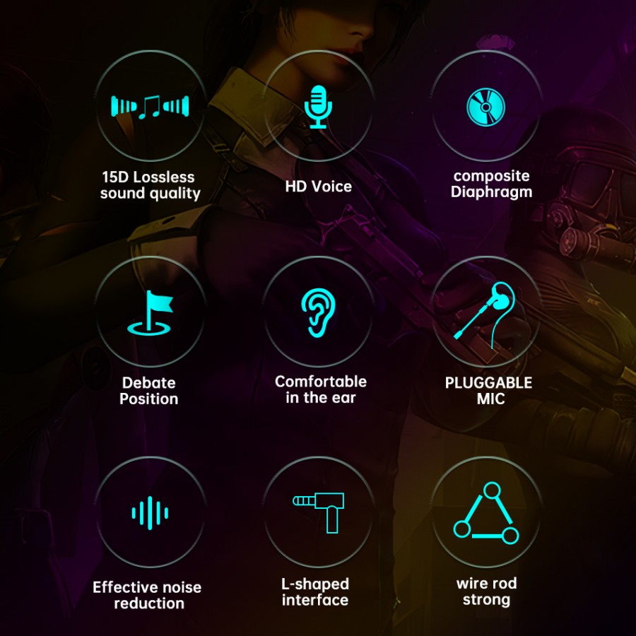 Headset Gaming Esports Suara S - Esports Gaming Phone ulasan dan harga