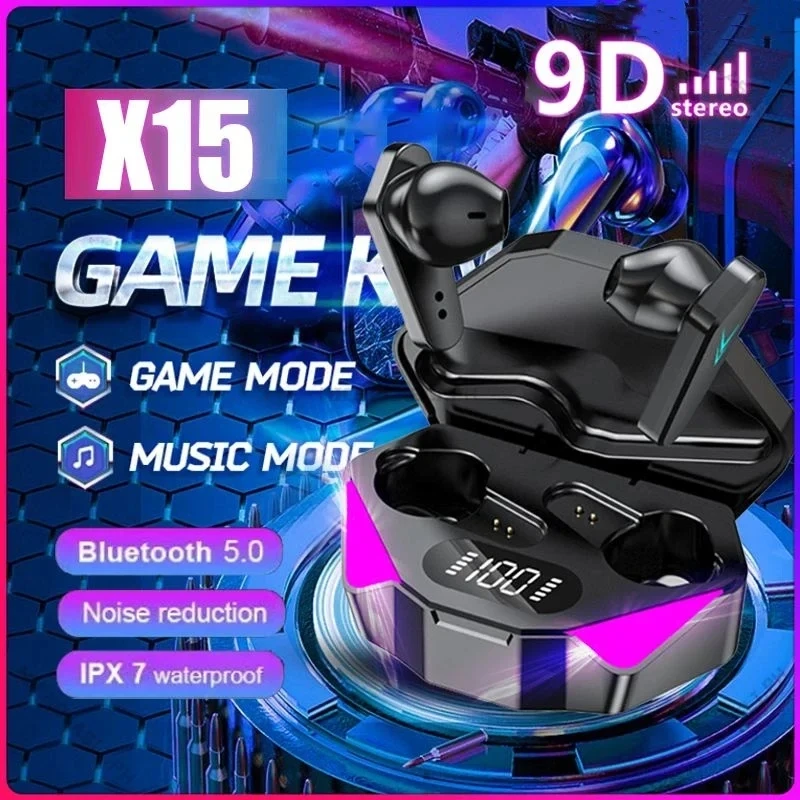 Earphone nirkabel TWS 2025, He - Esports Gaming Phone ulasan dan harga