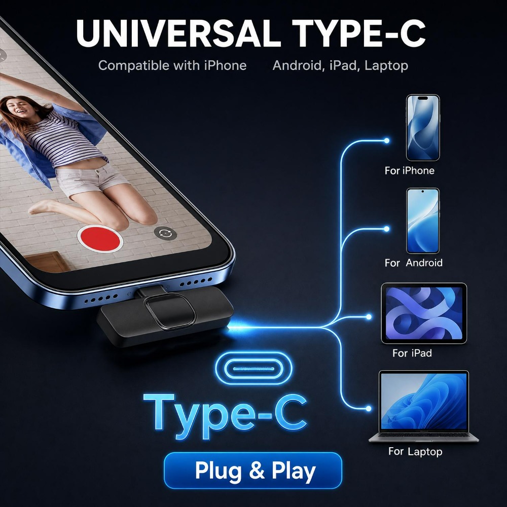 1to2 1to1 Mikrofon Lavalier Ni - Video Gaming & Esports Usd Acc ulasan dan harga