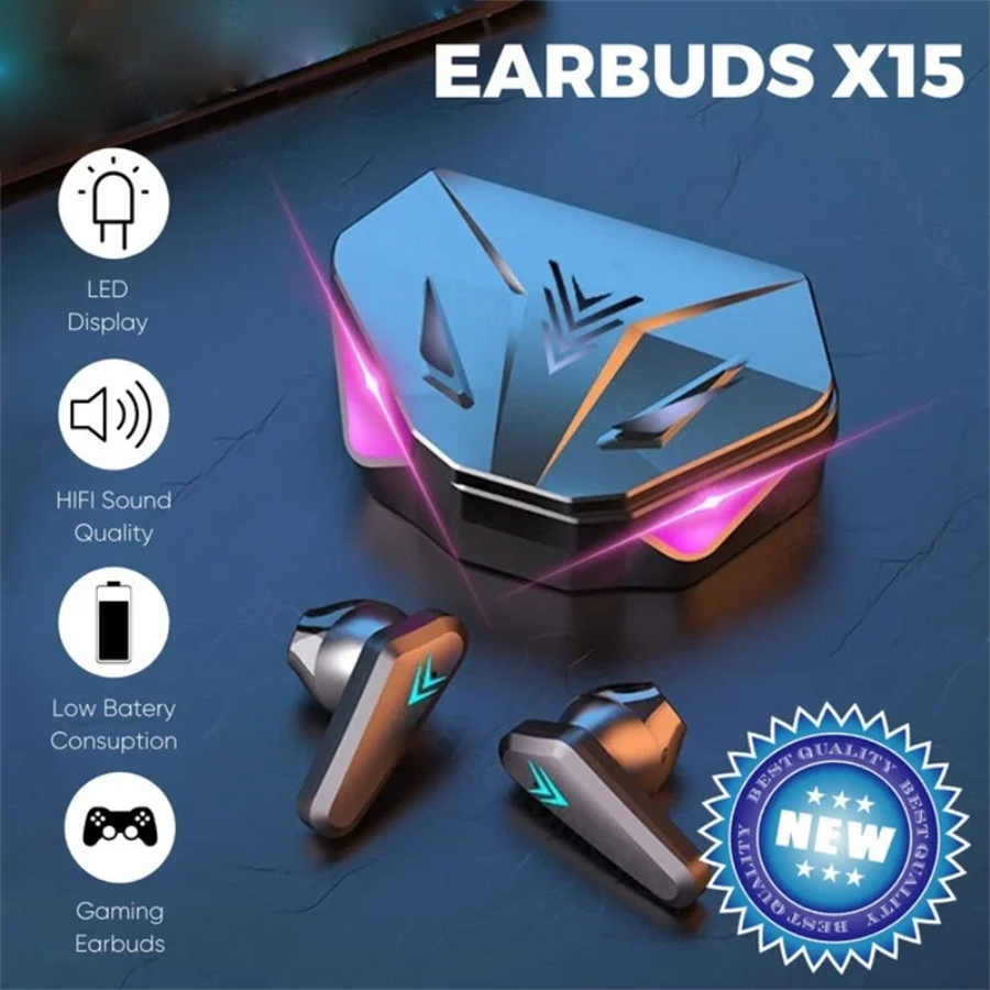 Headphone Bluetooth X15 TWS, E - Esports Gaming Gear ulasan dan harga
