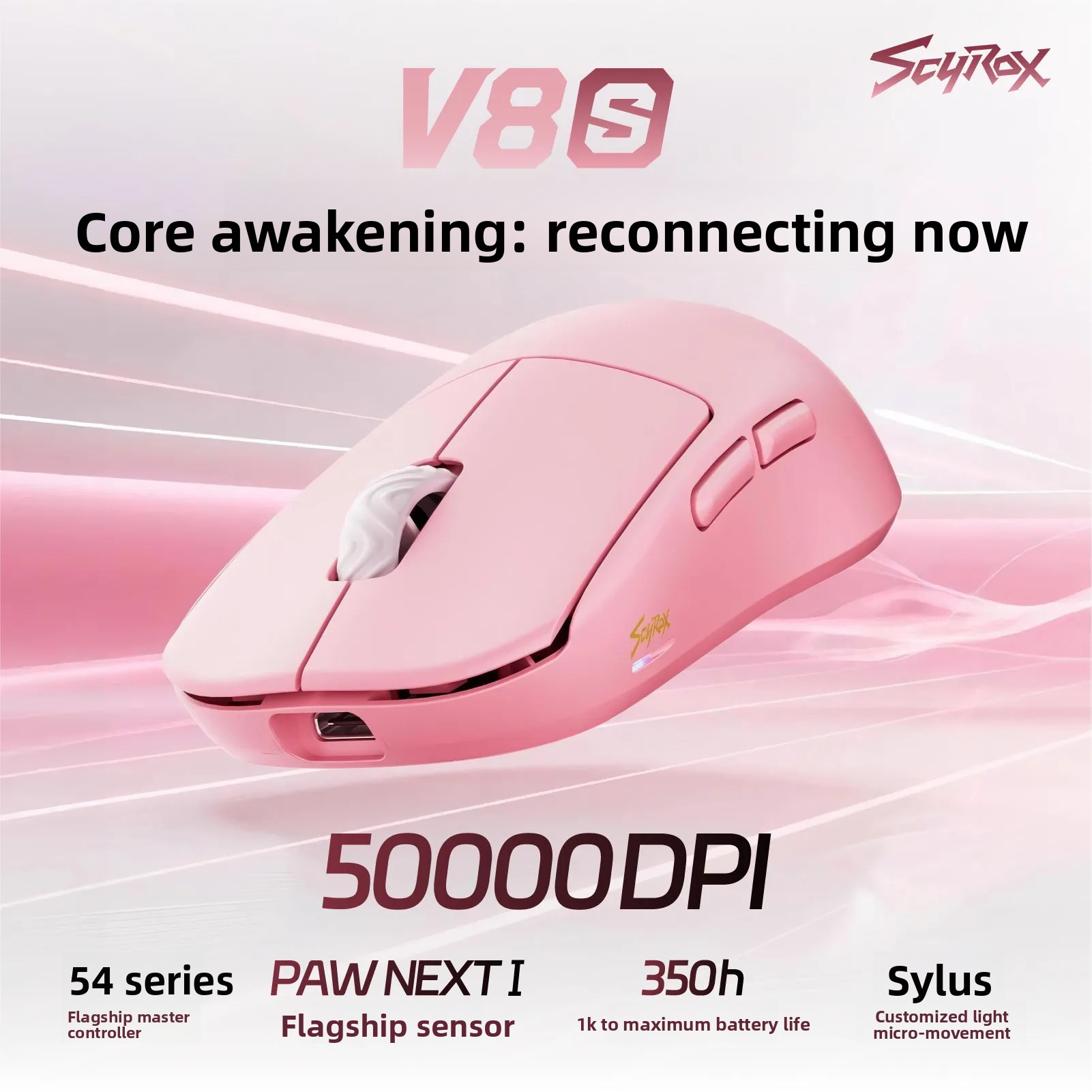 Scyrox V8s V6s Mouse Nirkabel  - Esports In Gaming ulasan dan harga