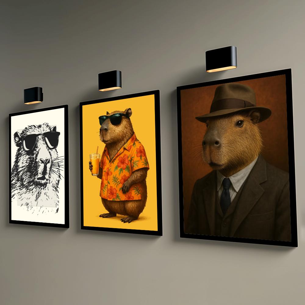 Poster Dinding Cetak Capybara  - Esports Gaming Lounge ulasan dan harga
