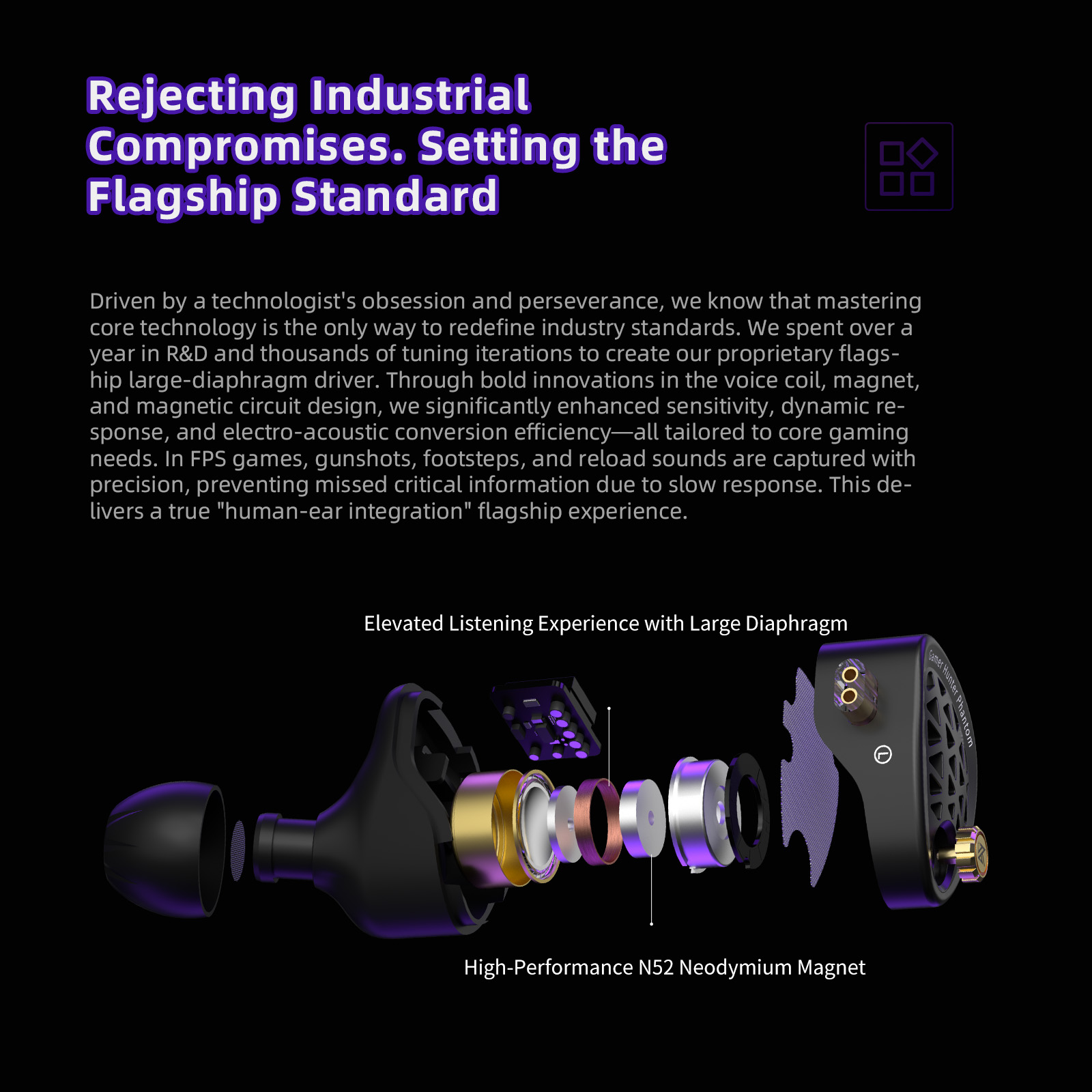 KZ Phantom HiFi Grade Flagship - Esports Gaming Phone ulasan dan harga