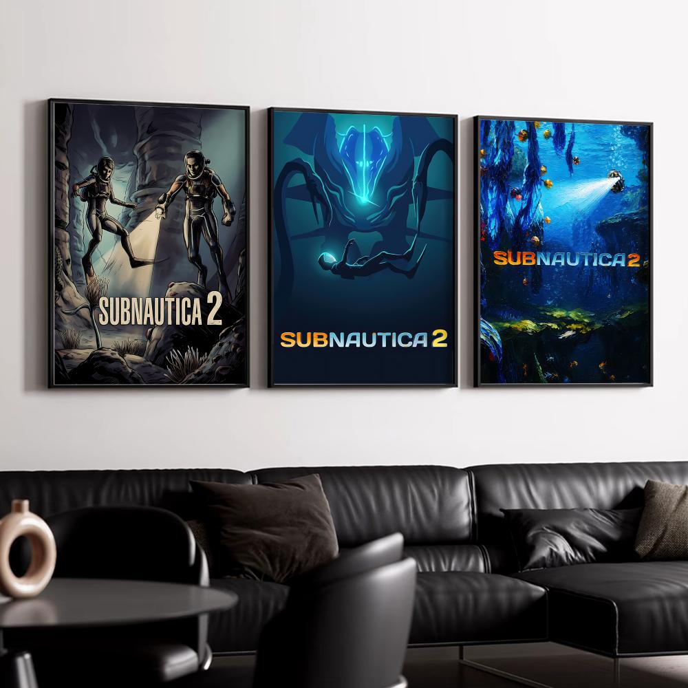 S-SubnauticaS 2 Poster HD Deko - Esports Gaming Lounge ulasan dan harga