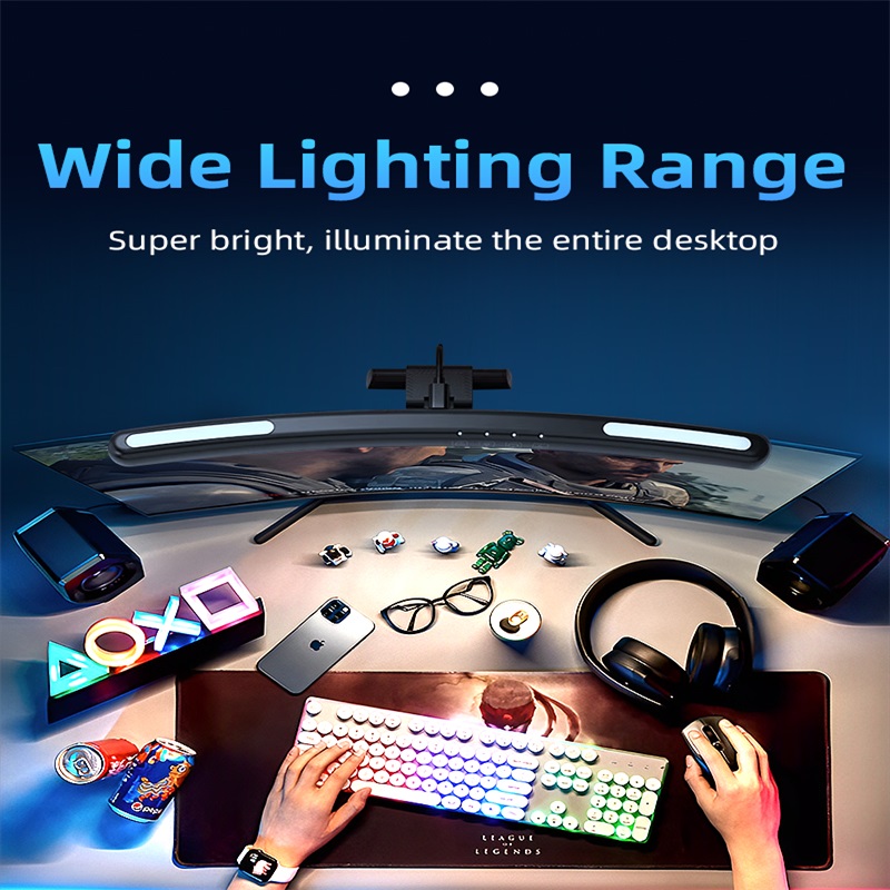Lampu gantung LED, lampu Monit - Gaming Monitor Curved ulasan dan harga
