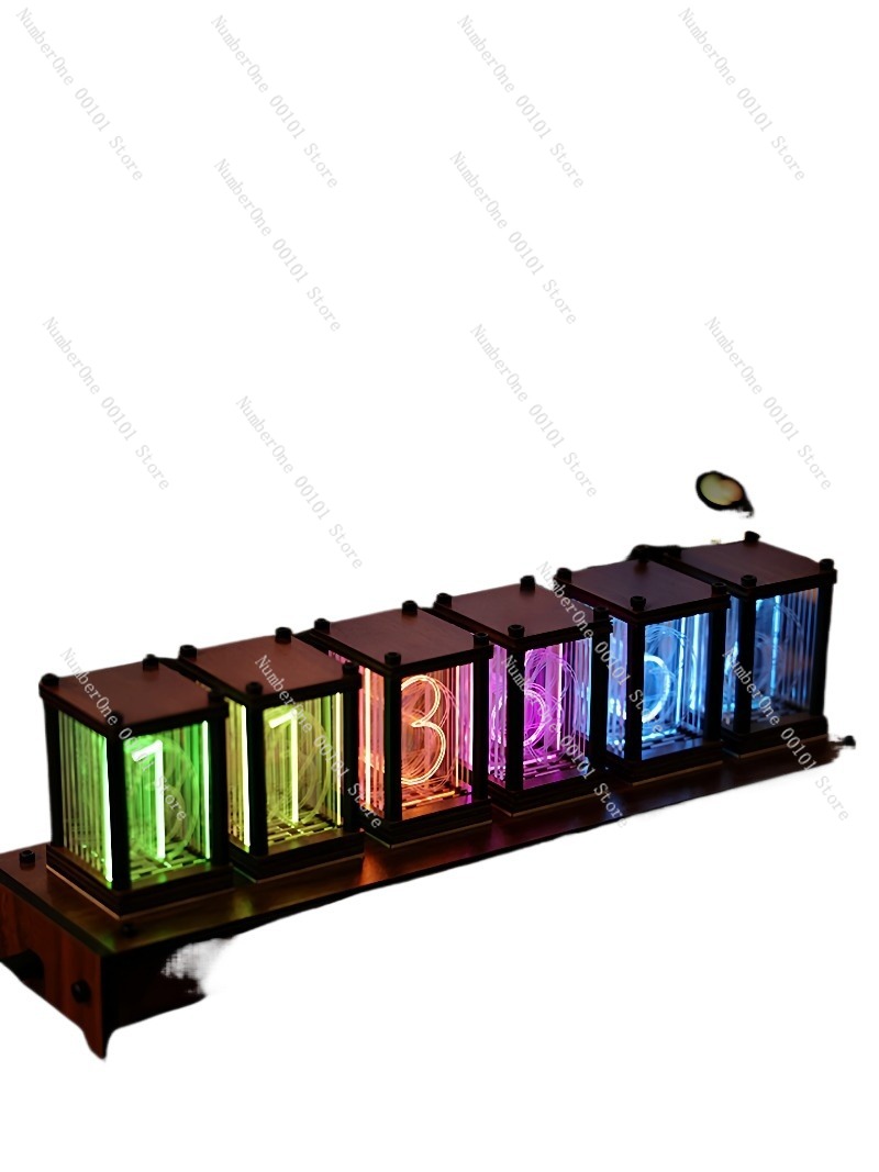 Jam Tabung Cahaya RGB, Jam Mej - Esports Gaming Youtube ulasan dan harga