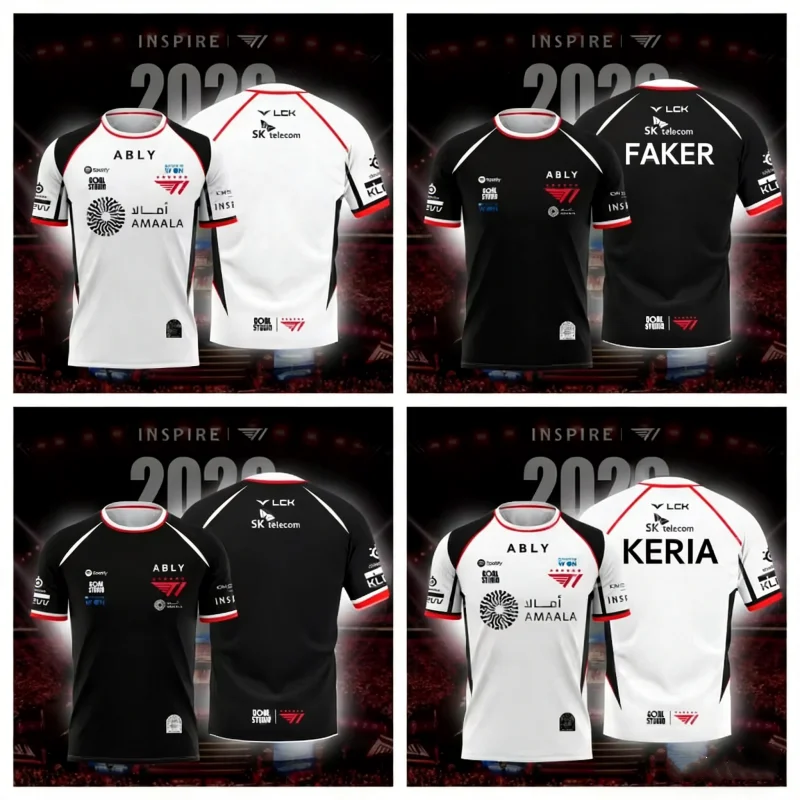 JERSEY TIM ESPORTS T1 BARU 202 - Esports Gaming Gear ulasan dan harga