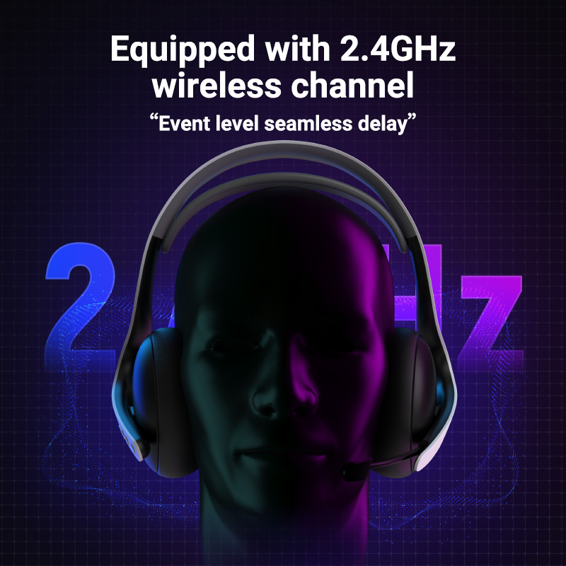 Headset Gaming 2.4G Wireless/W - Esports Gaming Phone ulasan dan harga