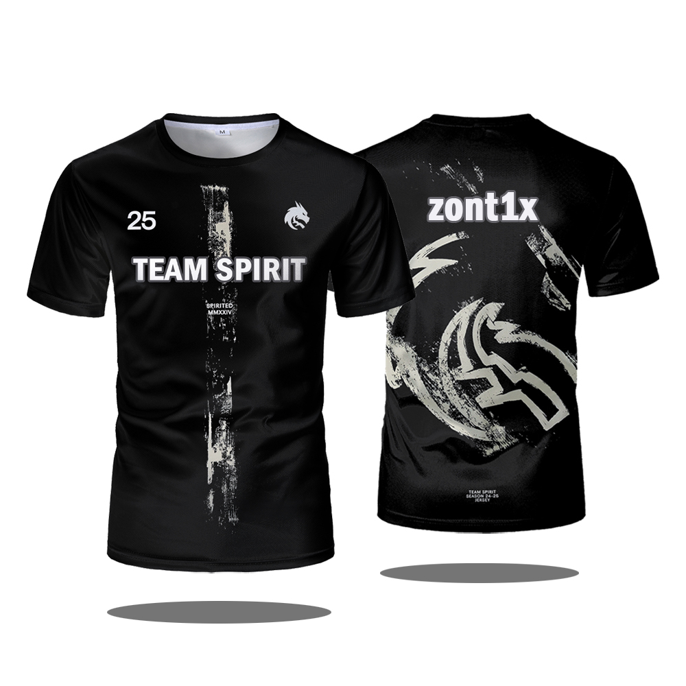 Kaus Baru Team Spirit 2025 Kau - Esports Gaming T Shirt ulasan dan harga