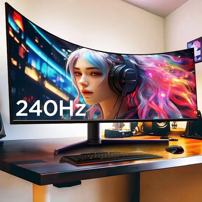 Monitor Lengkung FY 4K 240Hz L - Gaming Monitor Curved ulasan dan harga