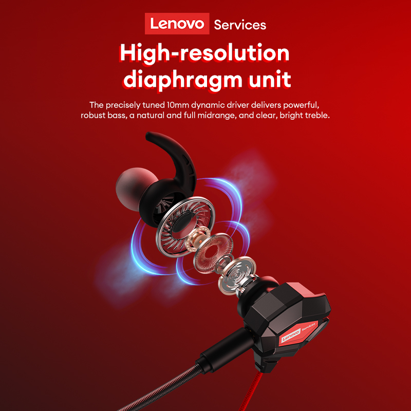 Lenovo Y109 Headset Gaming Ber - Esports Gaming Phone ulasan dan harga