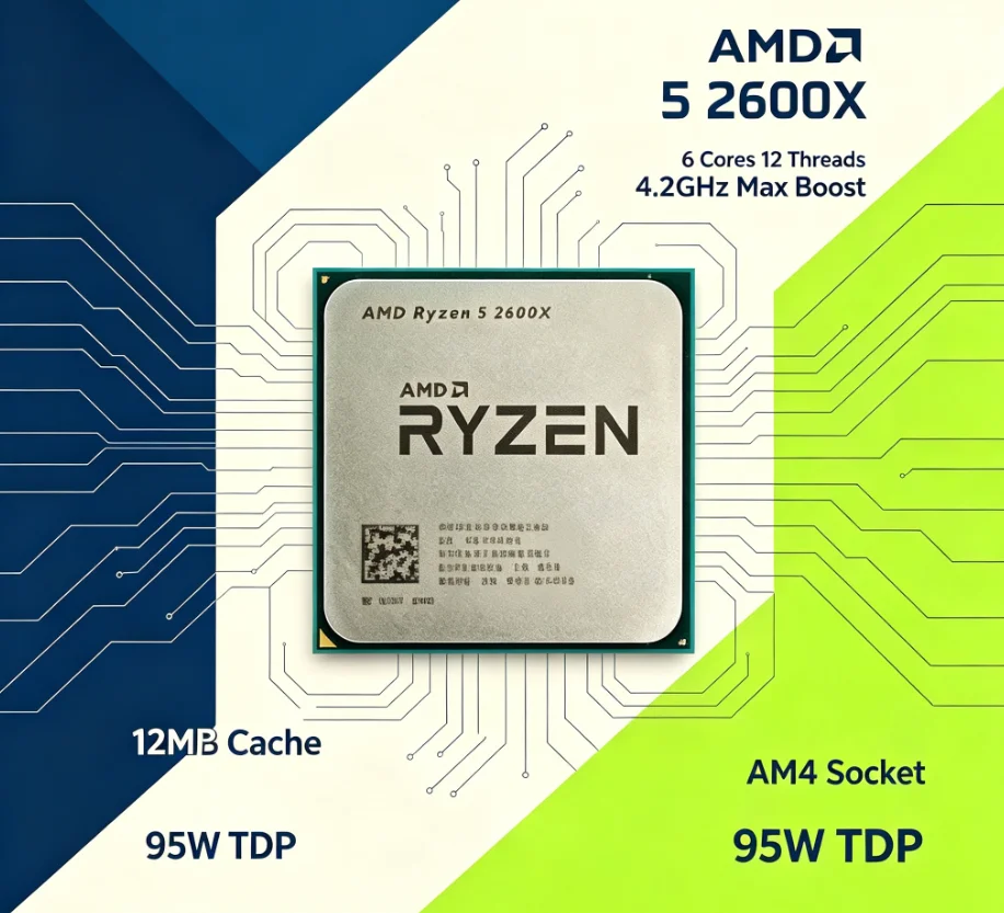 Prosesor Desktop AMD R5 2600X  - Esports In Gaming ulasan dan harga